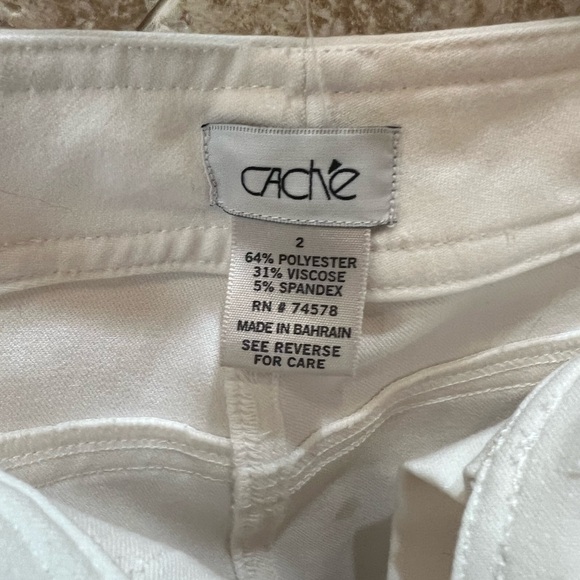 Cache white pants size two - Picture 2 of 5